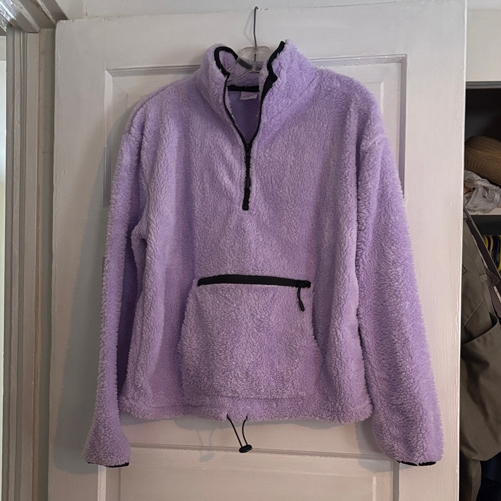 No Boundaries Lavender Fleece Pullover